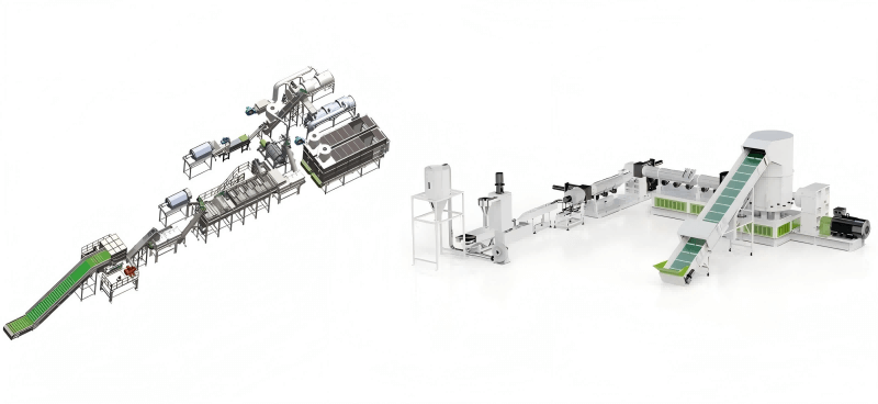 Jwell Plastic Film Recycling -Waschpelletisierungslinie77