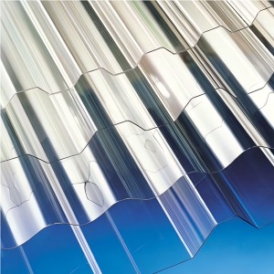 PC corrugated roofing sheet tile1