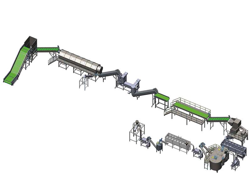PET bottle recycling washing line1