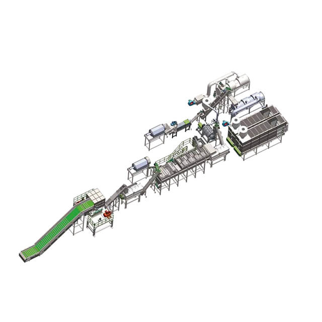 JWELL Plastic Film Woven Bag Recycling Washing Pelletizing Line