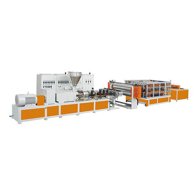 PVC Corrugated Roofing Sheet Extrusion Line - JWELL